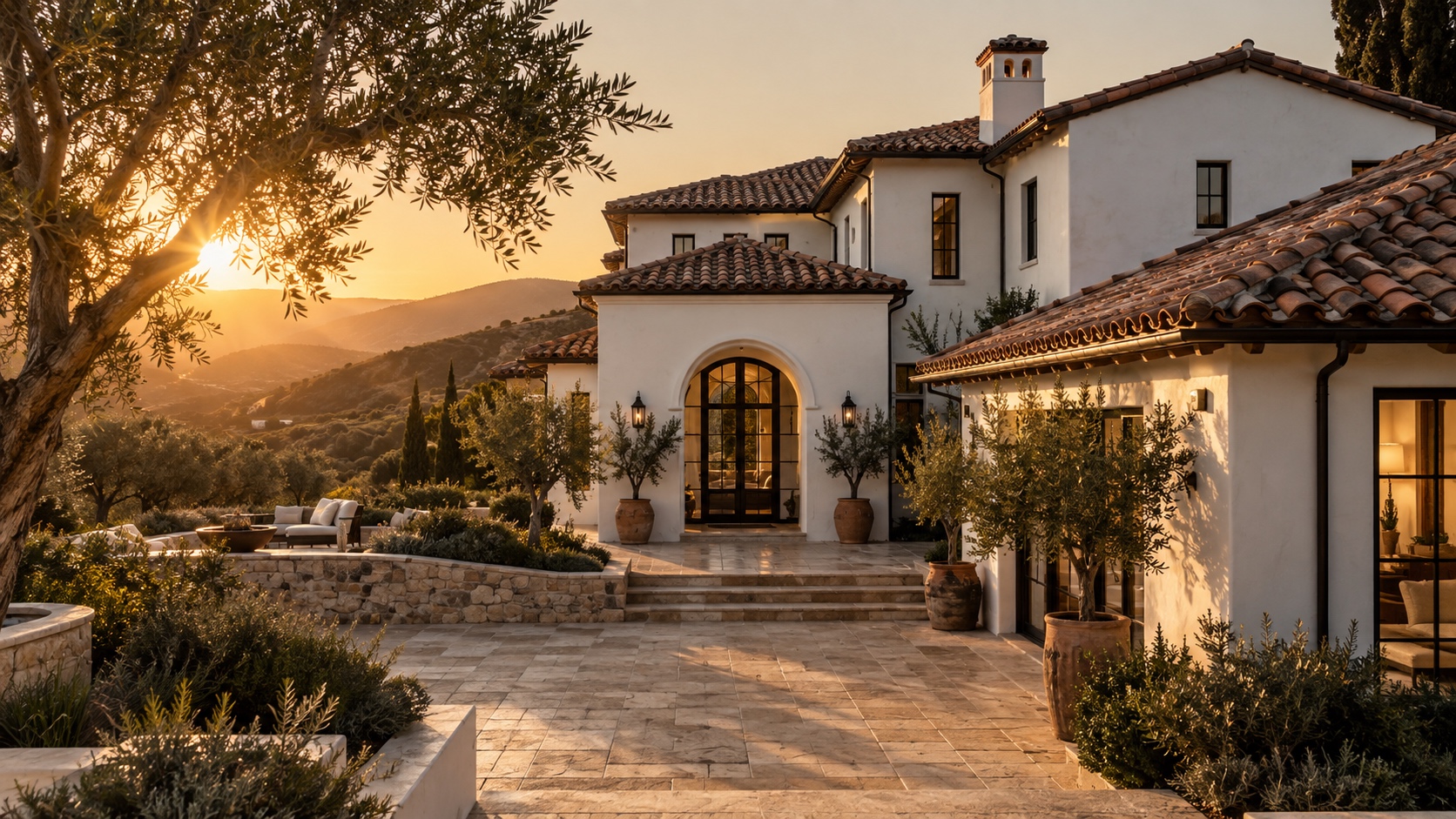 Architectural home and roof photographed for the Atlas Roofing design concept